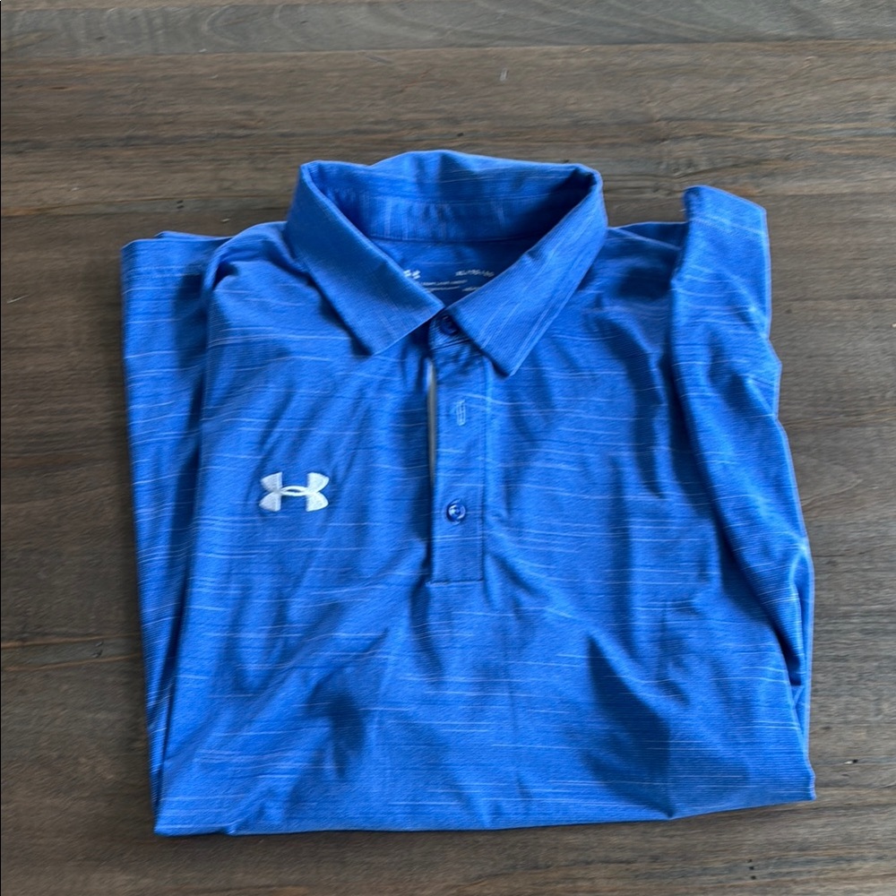 Under Armour Men's Blue Polo Shirt